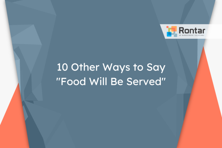 10 Other Ways to Say “Food Will Be Served”