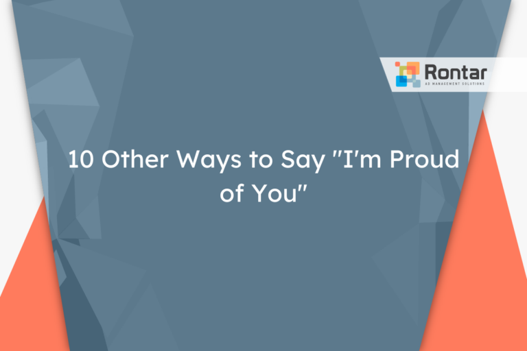 10 Other Ways to Say “I’m Proud of You”