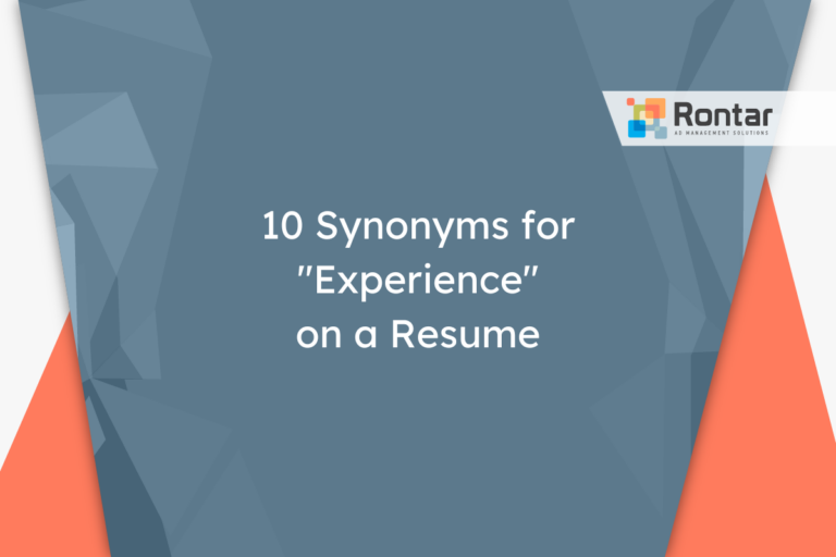 10 Synonyms for “Experience” on a Resume