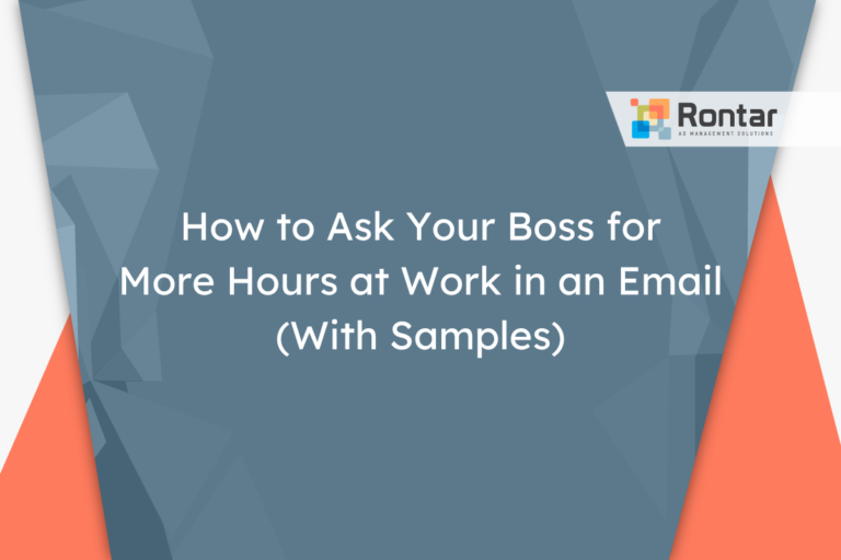 How to Ask Your Boss for More Hours at Work in an Email (With Samples)