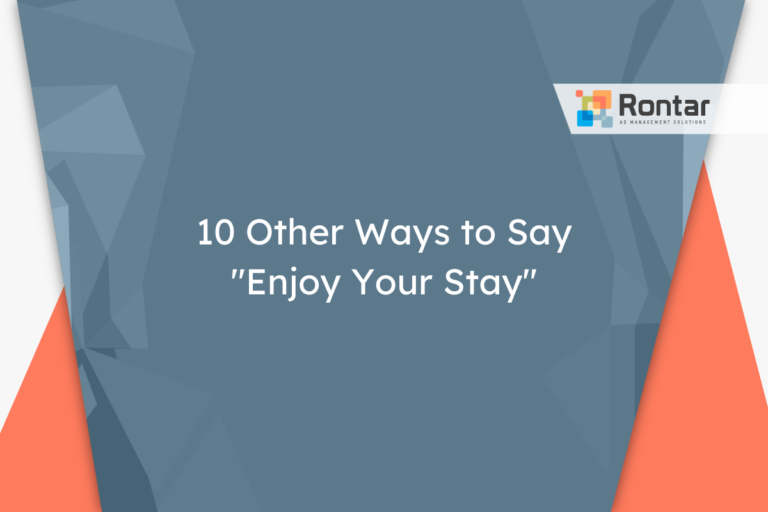 10 Other Ways to Say “Enjoy Your Stay”