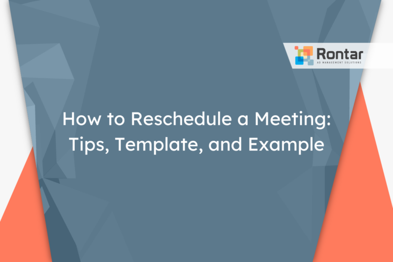 How to Reschedule a Meeting: Tips, Template, and Example